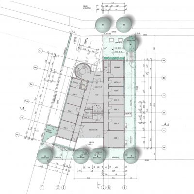 Grundriss Erdgeschoss mit Außenanlagen